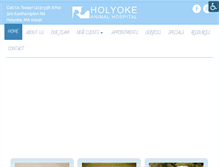 Tablet Screenshot of holyokevet.com